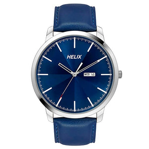 helix Analog Blue Dial Men's Watch - TW039HG13 - KRISHNA WATCH COMPANY