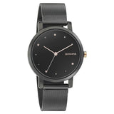 Sonata Onyx Black Dial Women Watch With Stainless Steel Strap 8164km01