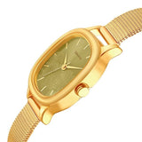 Sonata Linnea Green Dial Women Watch With Stainless Steel Strap 8173YM02