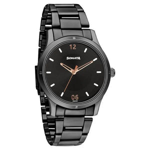 Sonata Women of Steel Watch for Women 8183nm02 - KRISHNA WATCH COMPANY