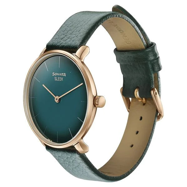 Sonata Sleek Quartz Analog Watch for Women 8191wl01