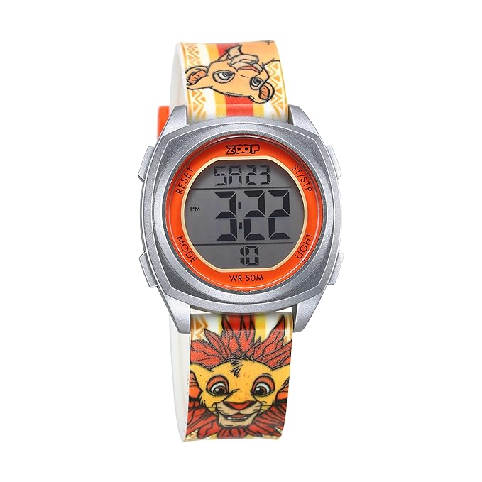 Zoop by Titan Disney Digital Dial Polyurethane Strap Watch for Kids 16025PP14