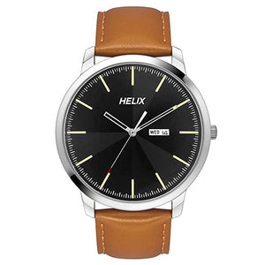 helix Analog Black Dial Men's Watch - TW039HG12 - KRISHNA WATCH COMPANY