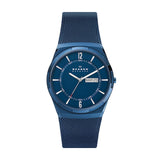Melbye Three-Hand Day-Date Ocean Blue Stainless Steel Mesh SKW6788