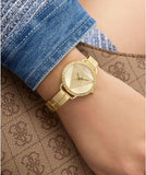 GUESS TRI BELLINI Ladies Gold Tone Analog Watch GW0914L2 - KRISHNA WATCH COMPANY