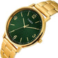 Timex 12,3,6 & 9 Arabic Green Dial Astrological Men's Watch TW0TG8027