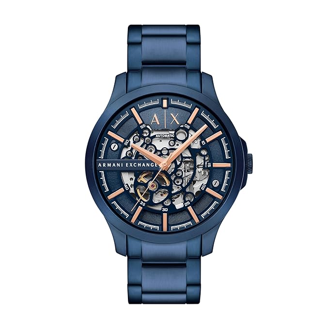 Armani Exchange Stainless Steel Analog Blue Dial Men's Watch- AX2457