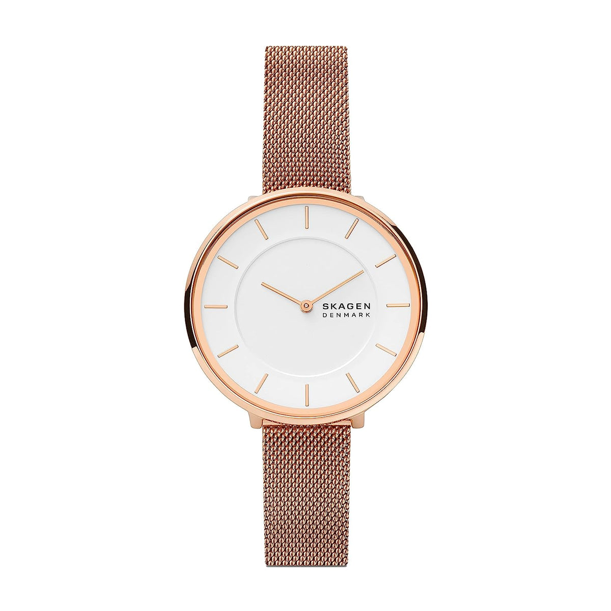 Gitte Two-Hand Rose Gold-Tone Stainless Steel Mesh Watch SKW3013