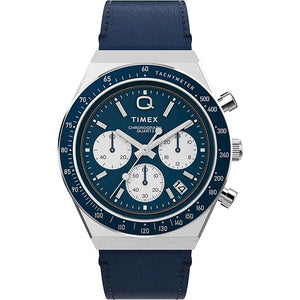 TIMEX Q Diver Inspired Blue Round Dial Analog Men Watch - TWEG26407 - KRISHNA WATCH COMPANY