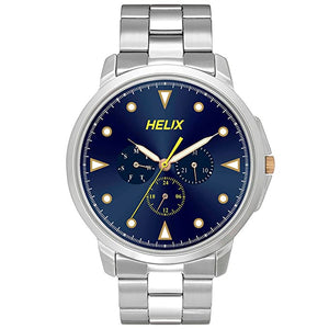 helix Analog Blue Dial Men's Watch - TW027HG33 - KRISHNA WATCH COMPANY