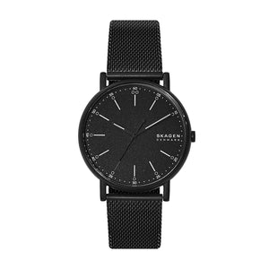 Signatur Three-Hand Midnight Steel Mesh Watch SKW6579 - KRISHNA WATCH COMPANY