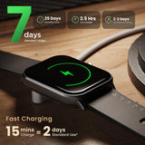 GOBOULT Dive+ with 1.85" HD Display, Bluetooth Calling Smartwatch, 500 Nits Brightness, 7 Days Battery Life, 150+ Watch Faces, 100+ Sport Modes, IP68 Waterproof Smart Watch (Jet Black)