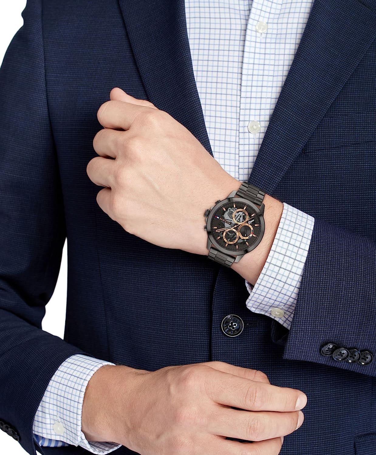 Tommy Hilfiger Analog Grey Dial Men's Watch- TH1710479