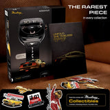 GOBOULT Mustang Muscle Smart Watch 2.01'' 3D Curved Display, Convertible Strap, Premium Metallic Crown, BT Calling, 600 Nits Brightness, AI Assistant, IP68 (Extra Starp, Black Fury)
