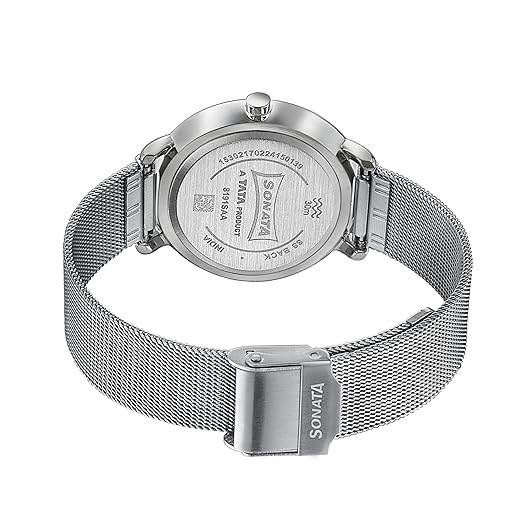 Sonata Sleek Quartz Analog Watch for Women 8191sm01