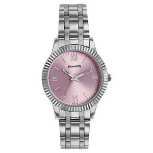 Premium looking versatile women's watch from Ease by Sonata 8202sm01w