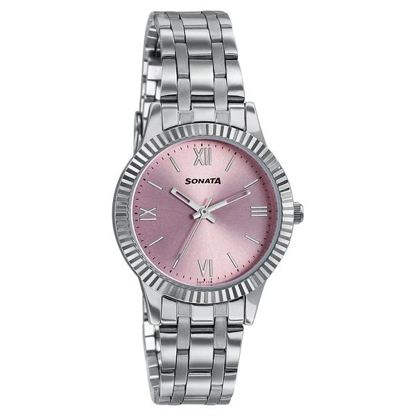 Premium looking versatile women's watch from Ease by Sonata 8202sm01w