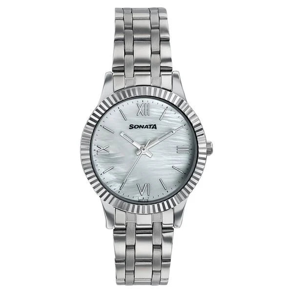 Premium looking versatile women's watch from Ease by Sonata 8202SM02W