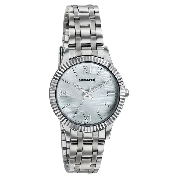 Premium looking versatile women's watch from Ease by Sonata 8202SM02W