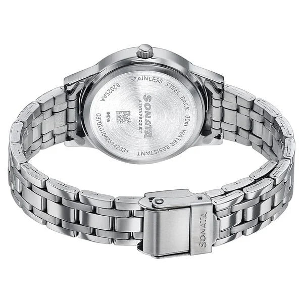 Premium looking versatile women's watch from Ease by Sonata 8202SM03W