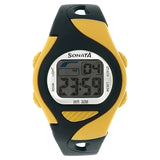 SF Digital Grey Dial Plastic Strap Unisex Watch 87011pp04