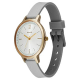 Sonata Splash Quartz Analog Silver Dial Plastic Strap Watch for Women 87049pp22w