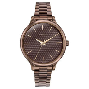 Sonata Wedding Bling Quartz Analog Watch for Women 87050qm02