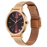 Sonata Play Maroon Dial Watch for Women 87050WM03