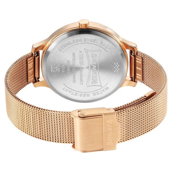 Sonata Play Maroon Dial Watch for Women 87050WM03