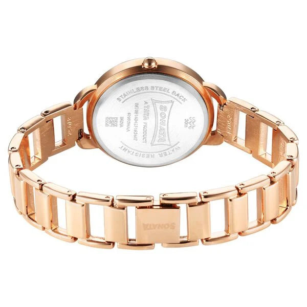 Sonata Wedding Quartz Analog Watch for Women 87052wm02