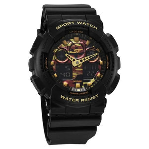 SF Vigour Quartz Digital Analog Digital Multicolor Dial With Black Color Plastic Strap Watch For Unisex 87058pp05 - KRISHNA WATCH COMPANY
