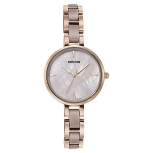 Sonata Quartz Analog Watch For Women - 87064KD02 - KRISHNA WATCH COMPANY
