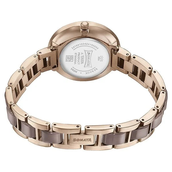 Sonata Quartz Analog Watch For Women 87064kd02