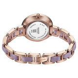 Sonata Wedding Edit Quartz Analog Purple Dial Stainless Steel With Acetate Strap Watch For Women - 87064KD03 - KRISHNA WATCH COMPANY