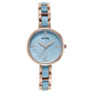 Sonata Wedding Edit Quartz Analog Blue Dial Stainless Steel With Acetate Strap Watch For Women 87064kd04