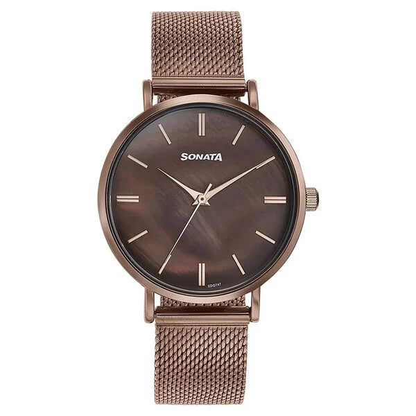 Sonata Quartz Analog 87067QM01 - KRISHNA WATCH COMPANY