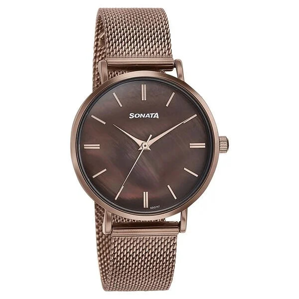 Sonata Quartz Analog 87067QM01 - KRISHNA WATCH COMPANY