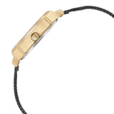 Sonata Modern Edit Quartz Analog Black Dial Black Stainless Steel Strap Watch For Women 87072km01