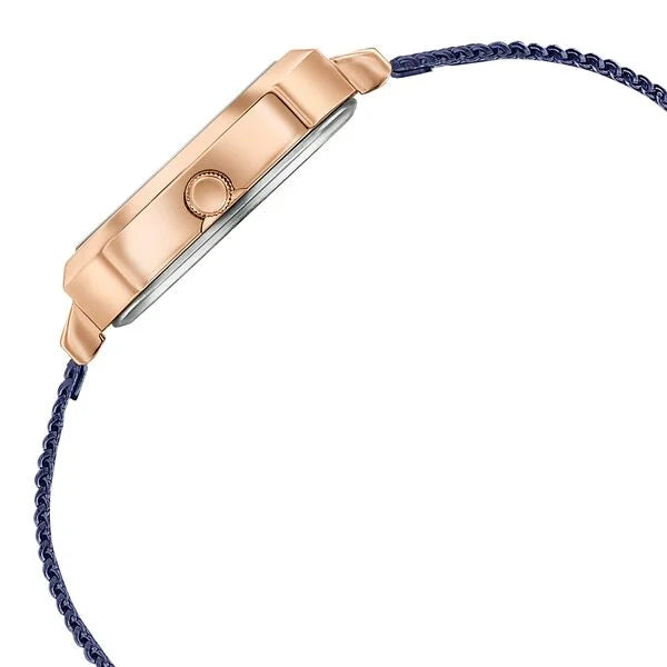 Sonata Modern Edit Quartz Analog Blue Dial Stainless Steel Strap Watch For Women 87072km02