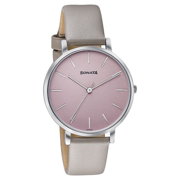 Sonata Pastel Play Quartz Analog Watch For Women 87073sl01