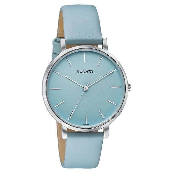 Sonata Pastel Play Quartz Analog Watch For Women 87073sl03