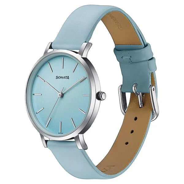 Sonata Pastel Play Quartz Analog Watch For Women 87073sl03