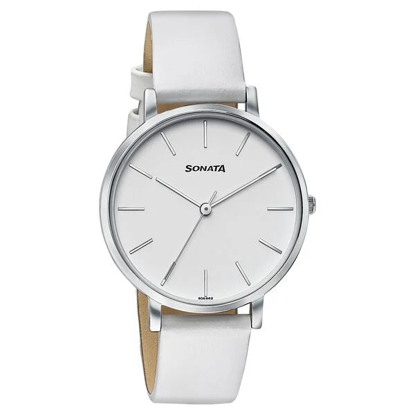 Sonata Pastel Play Quartz Analog Watch For Women 87073sl05
