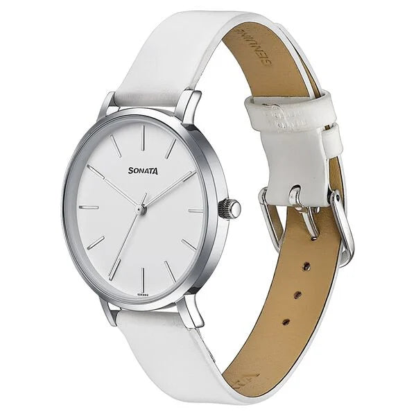 Sonata Pastel Play Quartz Analog Watch For Women 87073sl05