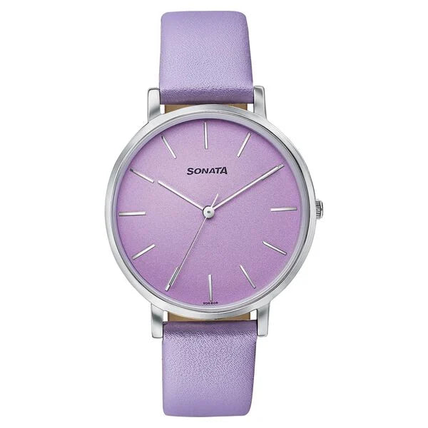 Sonata Pastel Play Quartz Analog Watch For Women 87073sl06