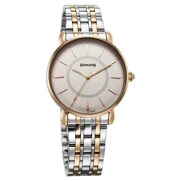 Sonata Wedding Watch For Women - 87075km01 - KRISHNA WATCH COMPANY