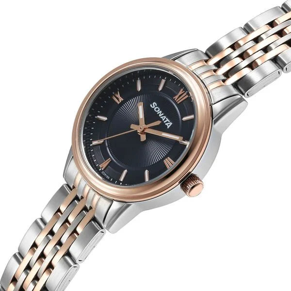 Sonata Wedding Quartz Analog Watch For Women 87076km01