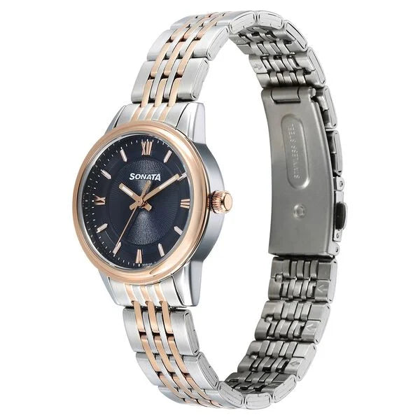 Sonata Wedding Quartz Analog Watch For Women 87076km01