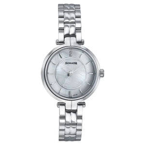 Sonata Wedding Quartz Analog Watch For Women - 87077SM01 - KRISHNA WATCH COMPANY