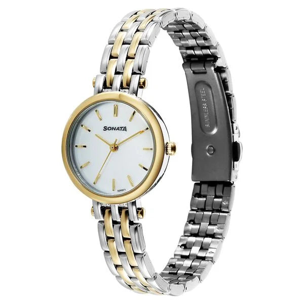 Sonata Eternia Quartz Watch For Women nu87082bm01